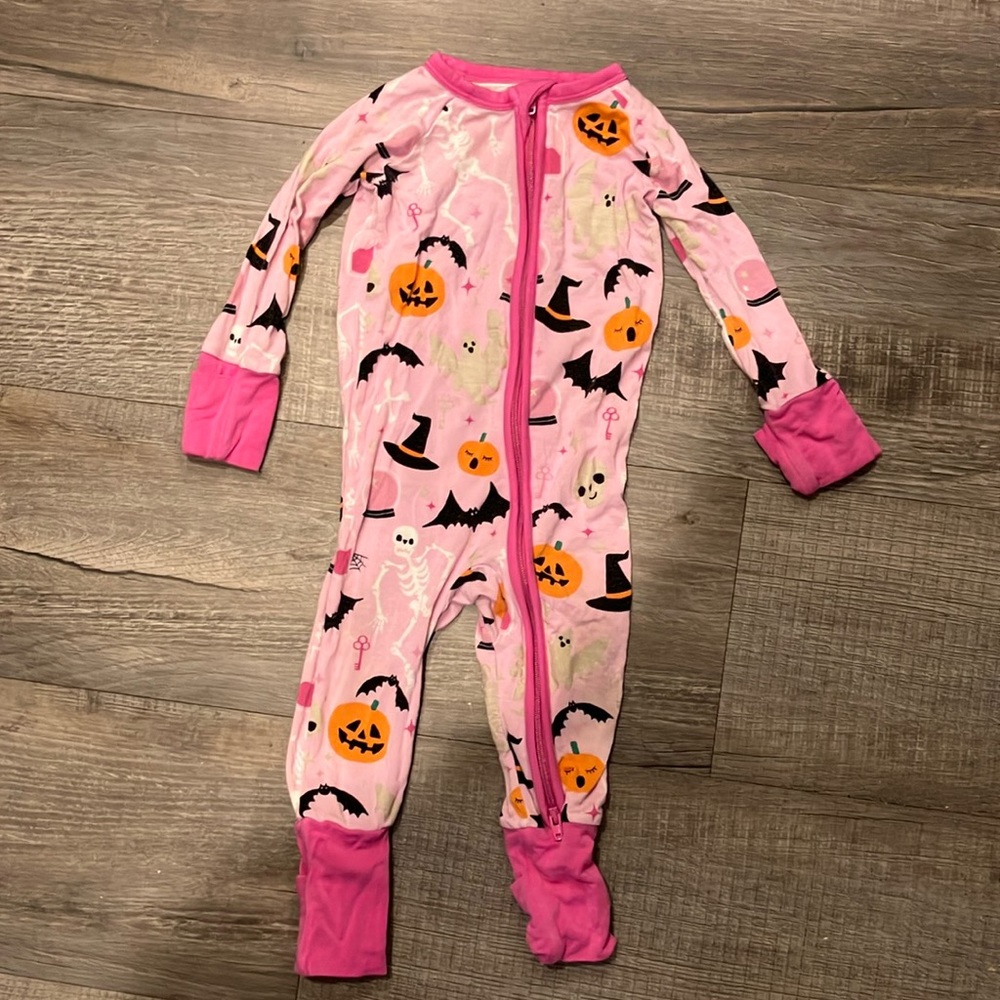 Little Sleepies- Glowing Ghouls Zippy